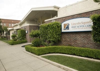 Lincoln Square PostAcute entrance Care entrance